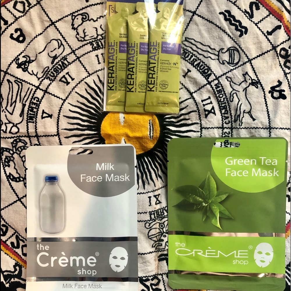 Face mask and hair treatments